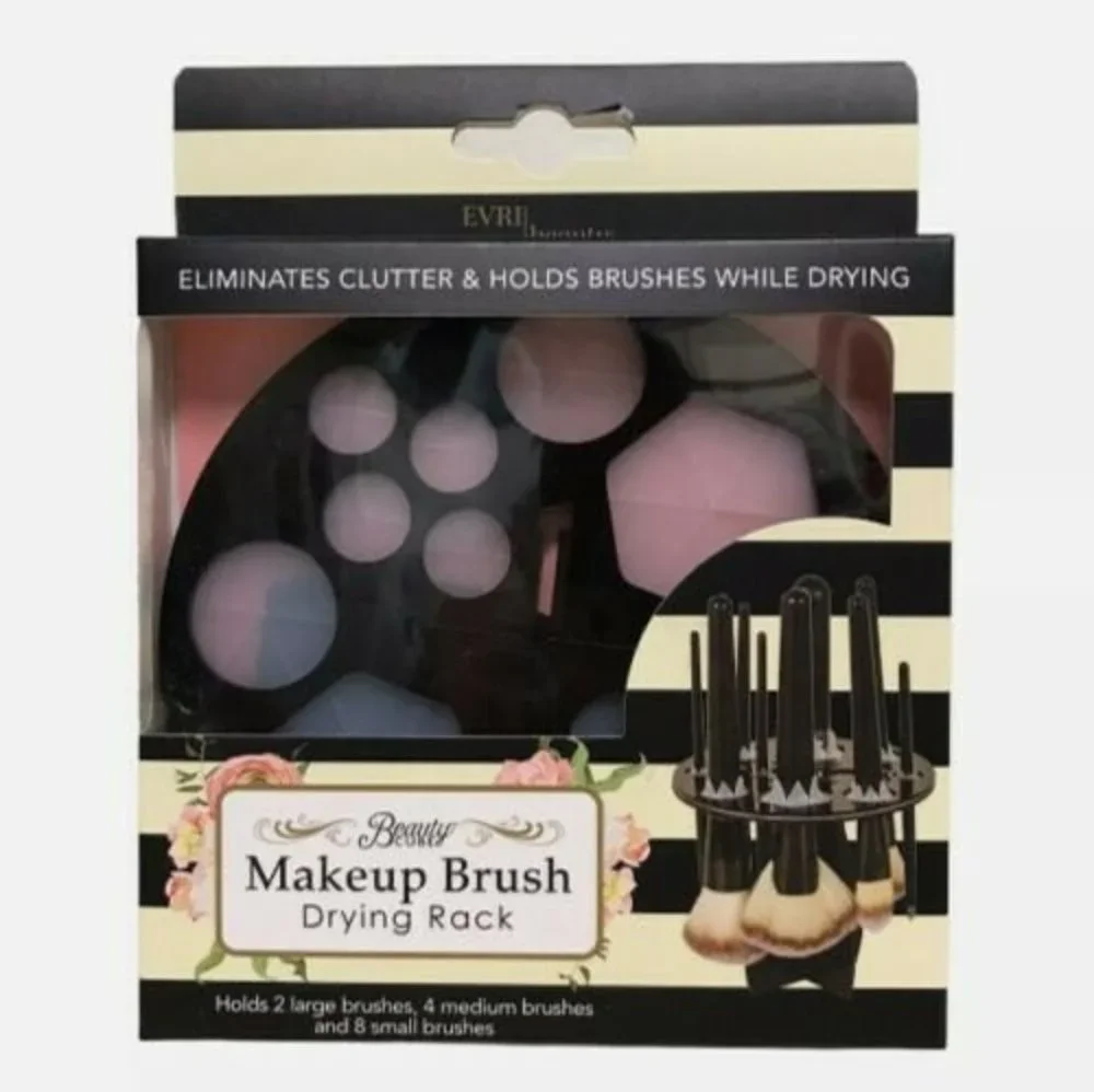 EVRI Beauty - Beauty Cube Makeup Brush Drying Rack Black New Womens Gift